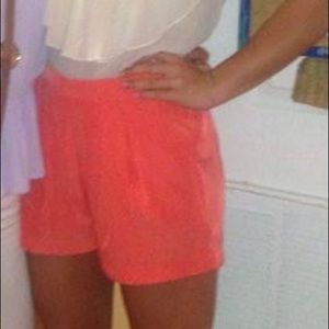 Coral shorts